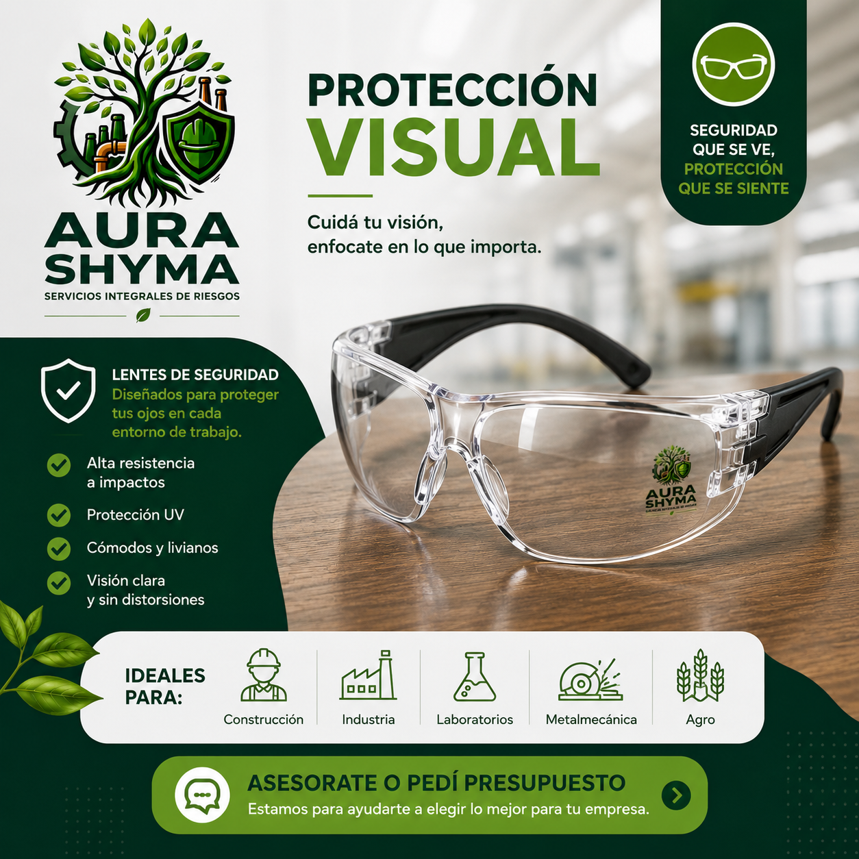 Protección visual Aura Shyma